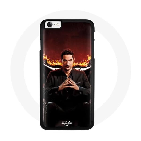 iPhone 4 - MANIACASE - Lucifer - Siivet - Pehmeä - Musta