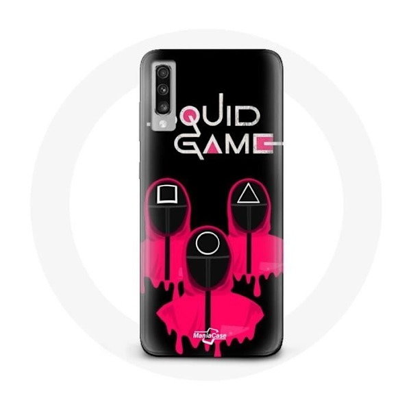 Coque för Samsung Galaxy A50 Squid Game Fyrkantiga och Cirkelformade Masker