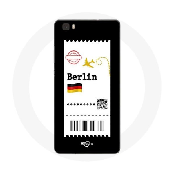 Coque för Huawei P8 Flygbiljett berlin