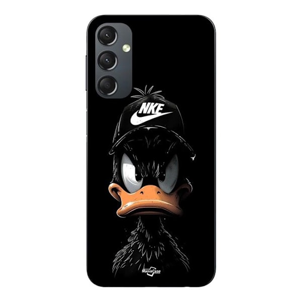 "Siliconfodral - Nike - Samsung Galaxy A24 - Svart - Mjuk - Donald-design" Svart