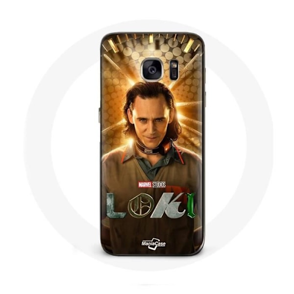 Coque - Maniacase - Samsung Galaxy S6 Edge - Svart - Mjuk - Loki Affisch Säsong 1 svart