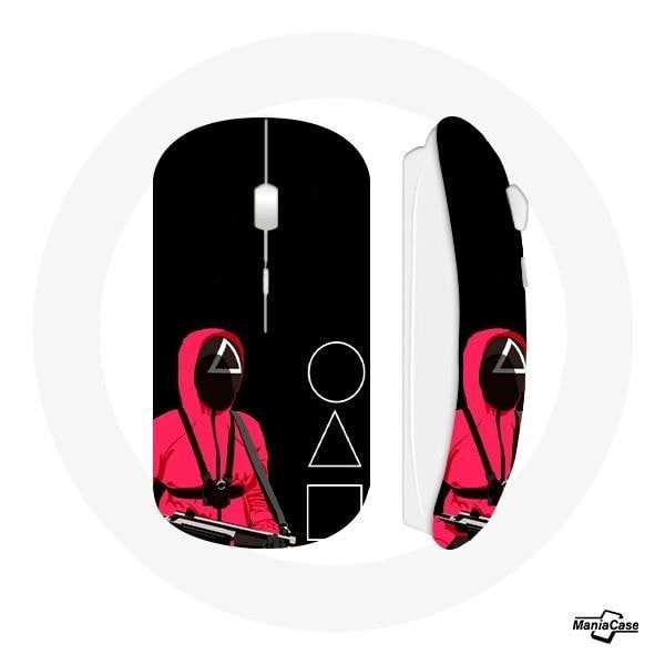 Souris Utantrådad Squid Game Rosa Soldat Serie