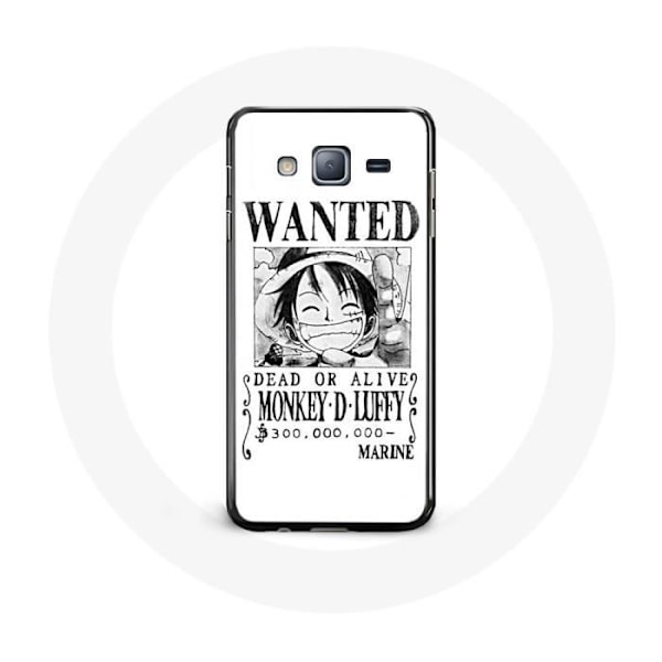 Coque för Samsung Galaxy J5 Luffy One Piece Manga vit sökaffisch