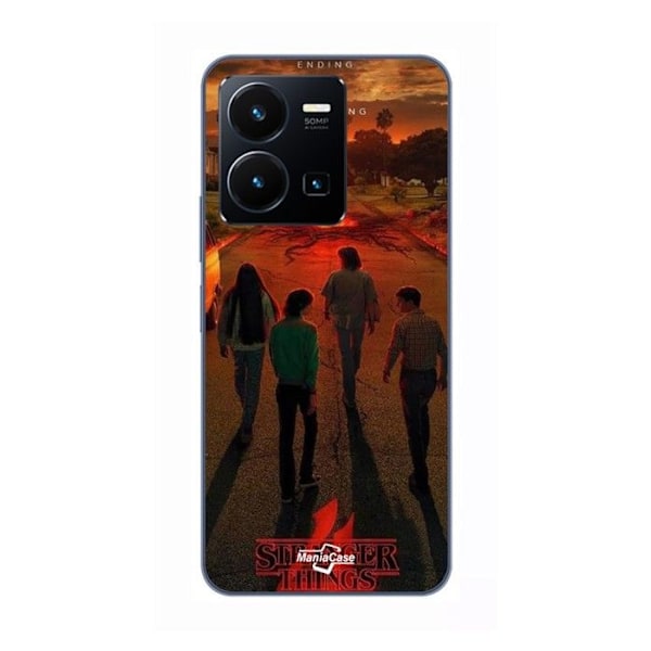 Coque För Vivo Y35 4G Stranger Things säsong 4 Maniacase SVART