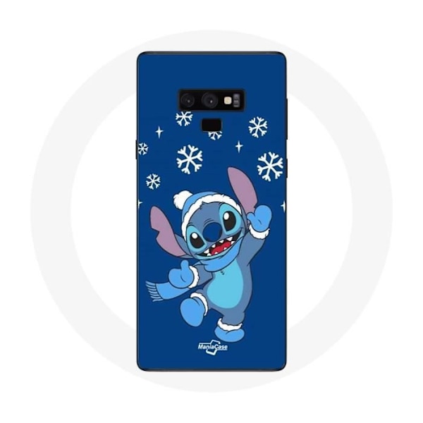 Coque för Samsung Galaxy Note 9 Stitch snö Jul blå
