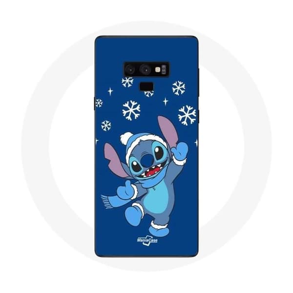 Cover til Samsung Galaxy Note 9 Stitch sne Jul blå