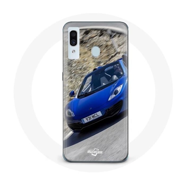 Coque för Samsung Galaxy A40 Formule 1 McLaren Bil Blå