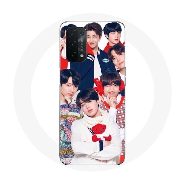 Fodral för Oppo A74 5G BTS Affisch Medlemmar Julklapp 2023