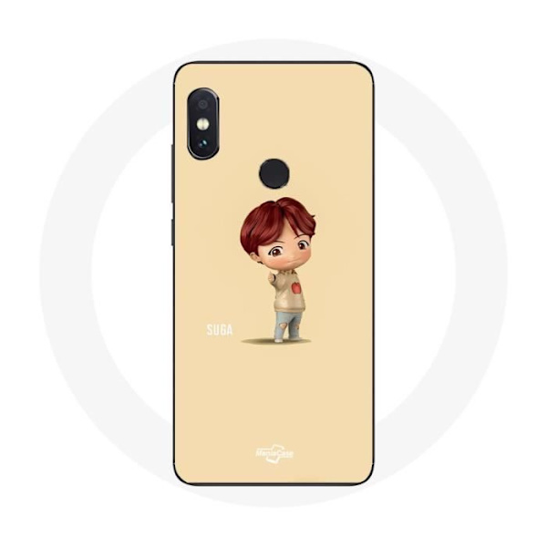 Coque för Xiaomi Redmi Note 5 Pro BTS TinyTAN Animation Suga