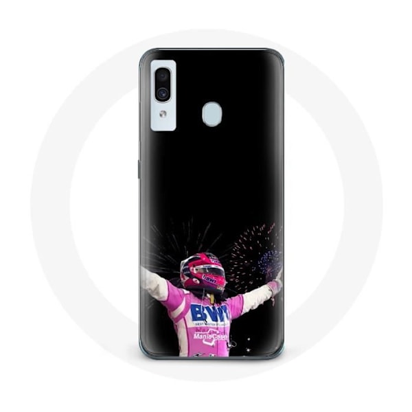 Skydd för Samsung Galaxy A20e Formel 1 Sergio Pérez Mendoza vann loppet