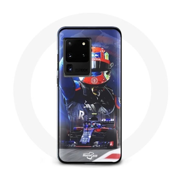 Coque för Samsung Galaxy S20 Ultra Formel 1 Pierre Gasly Formel 1-förare Röd Blå