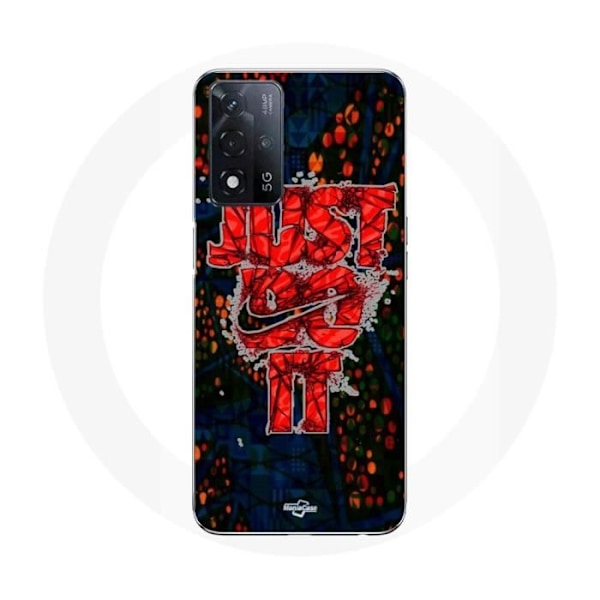 Coque Maniacase för Oppo A93s 5G nike just do it röd
