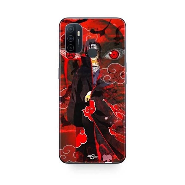 Coque Oppo A32 Demon Slayer Kimetsu no Yaiba Itachi Uchiha framskydd röd Maniacase