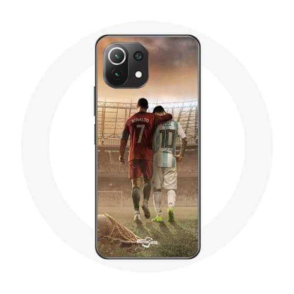 Coque Xiaomi Mi 11 Lite Cristiano Ronaldo Messi Goat