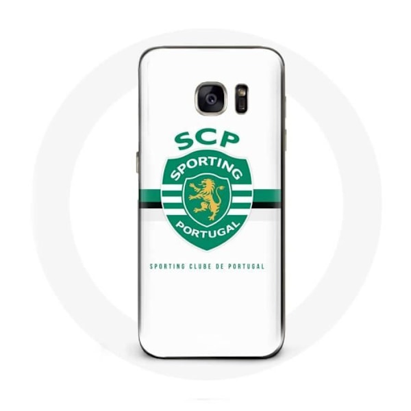 Coque Samsung Galaxy S6 scp Sporting Portugal vit bakgrund