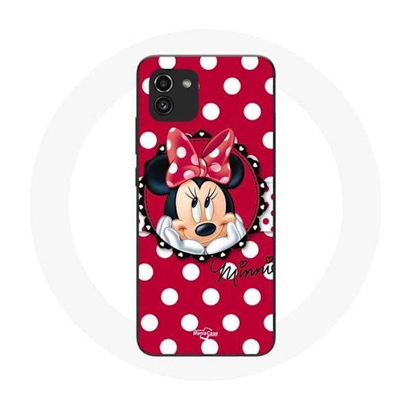 Coque för Samsung Galaxy A03 Minnie Mouse Tecknad Röd
