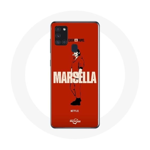 Coque Samsung Galaxy A21S La casa de papel Marsella teckning