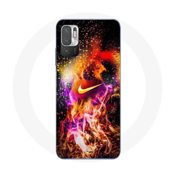 Coque Maniacase för Redmi Note 10T 5G Nike färgglad målning