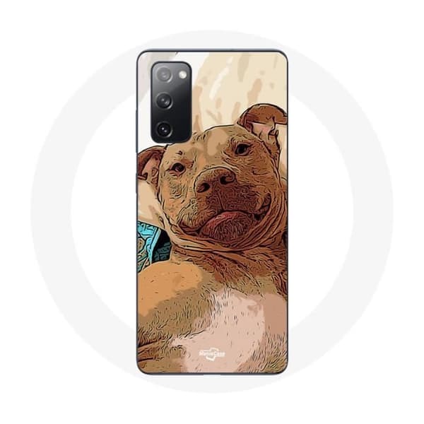 Cover til Samsung Galaxy S20 FE American Pit Bull Terrier Brun