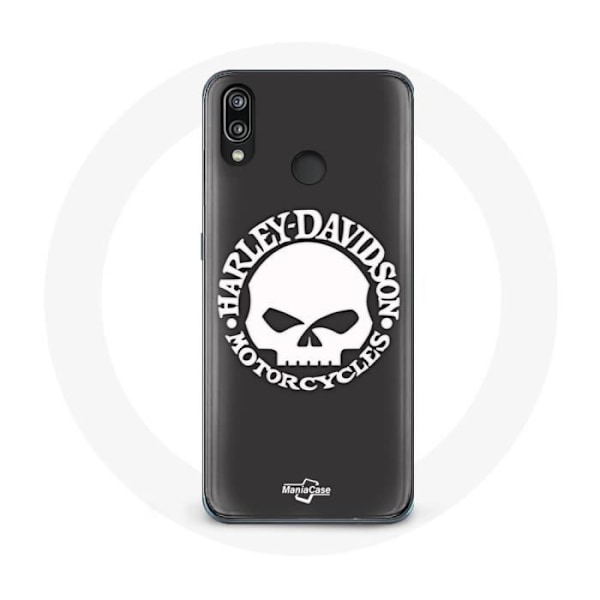 Coque - Harley Davidson - P20 Lite - Svart - Mjuk - Dödskalle