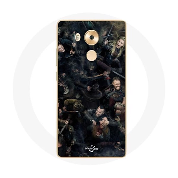 Coque för Huawei Mate 8 Vikings Teaser Säsong 6 Affisch Karaktärer Konst
