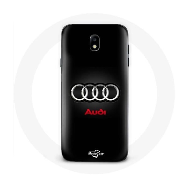 Coque - Audi - Galaxy J3 2017 - Metall - Logotyp - Skydd Svart