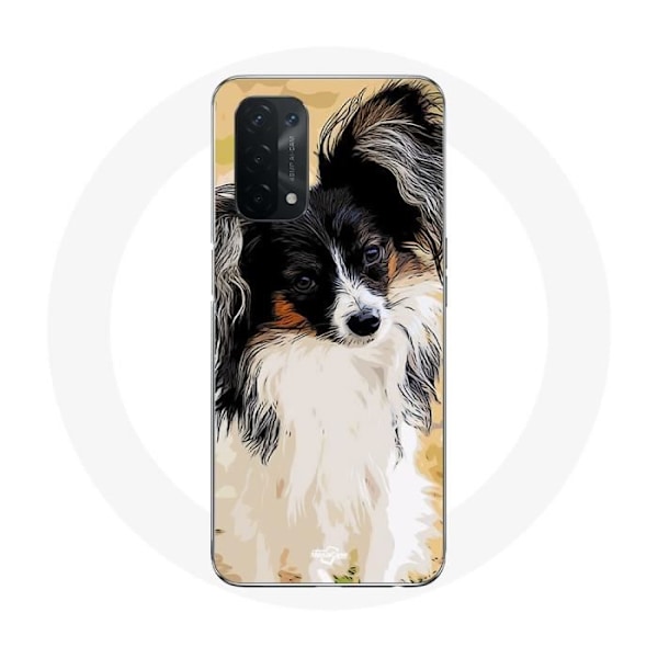 Skydd för Oppo A74 Epagneul nain continental papillon hundras