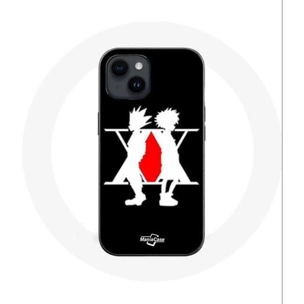 Coque - Maniacase - Iphone 14 - Hunter x Hunter - Silikone - Blød - Sort svart