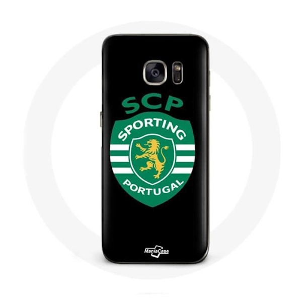 Coque Samsung Galaxy S6 scp Sporting Portugal fond noir