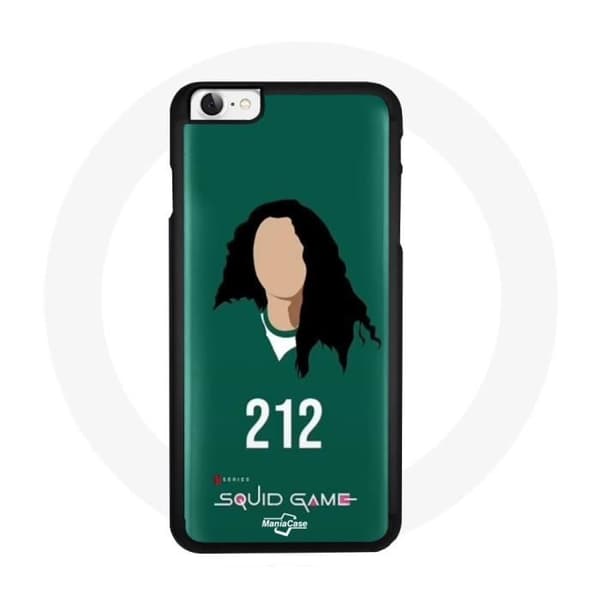 Telefoncover - Han Mi - iPhone 6 - Blød - Grøn - Squid Game Mønster