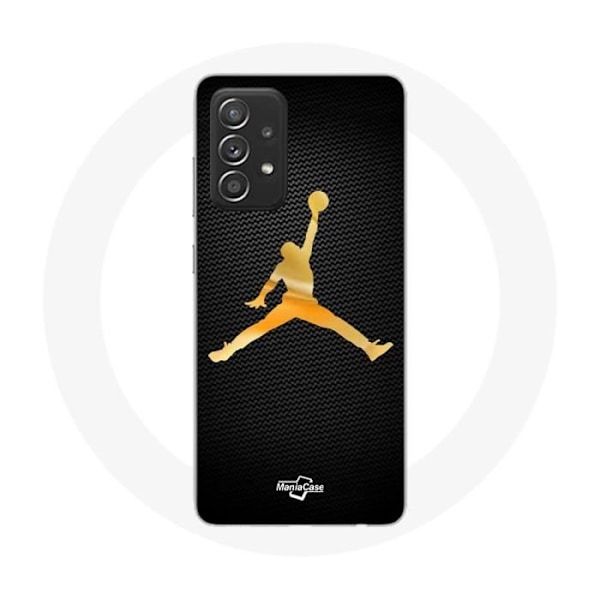 Coque för Samsung Galaxy A52 Air Michael Jordan Logotyp Gul