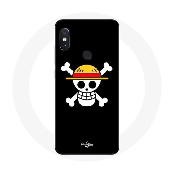 Coque - One Piece - Xiaomi Redmi Note 5 Pro - Dødningehoved - Blød - Sort Svart