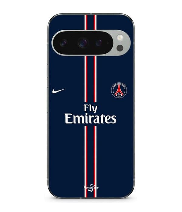Cover - MANIACASE - Google Pixel 9 Pro - Blød - Sort - Paris Saint Germain Svart