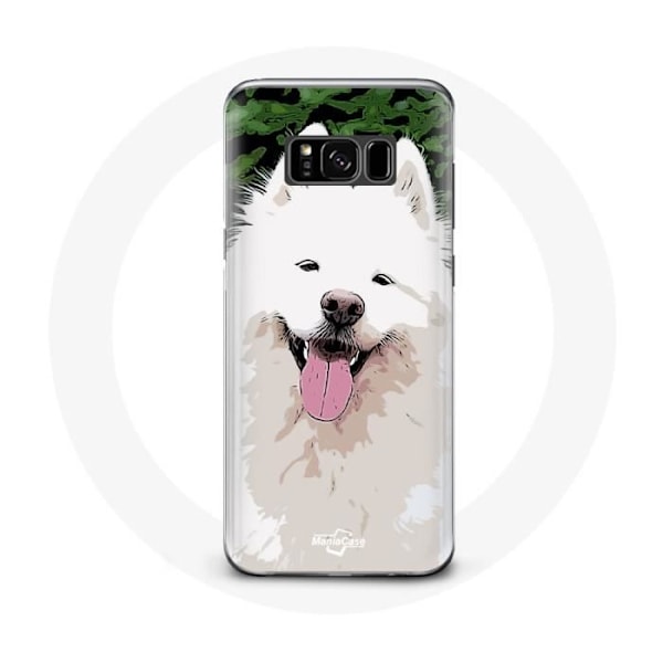 Coque för Samsung Galaxy S8 Plus Samoyed Vit Hundras