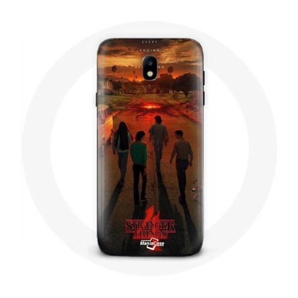 Coque för Samsung Galaxy J7 2017 Stranger Things Säsong 4 Affisch Konst Utrustningar av Nya Theo