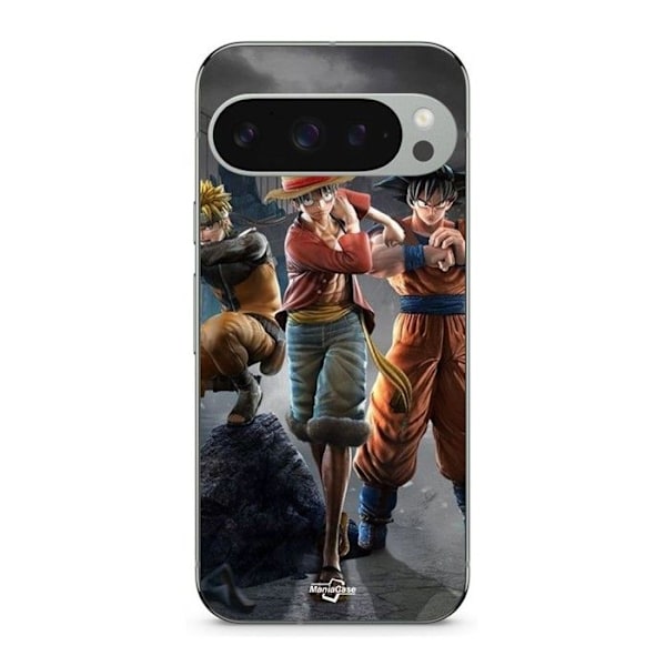 Coque - MANIACASE - Google Pixel 9 Pro - Flexibel - 3D - Anime manga Svart