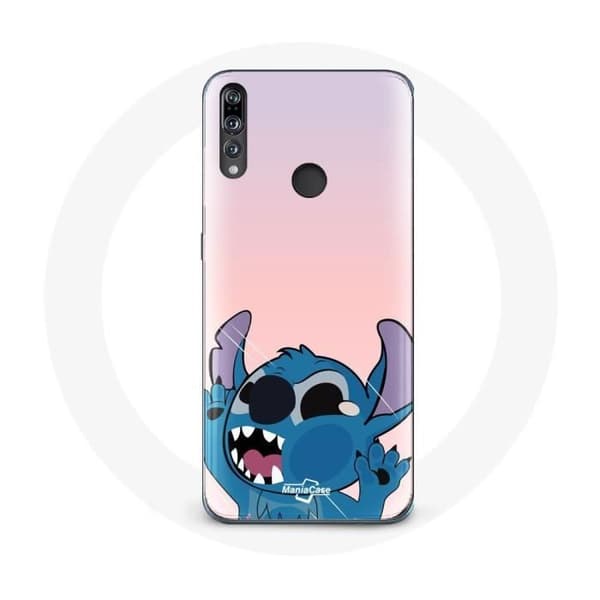 Coque - Huawei - P30 Lite - Blød - Rosa - Stitch Mønster Rosa