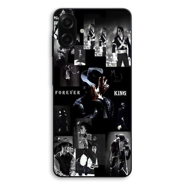 Cover til Samsung Galaxy A08 Michael Jackson Forever King Maniacase Svart