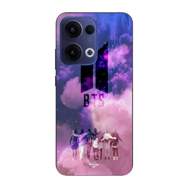 Coque Maniacase För Oppo Reno 13 5g bts musikgrupp kpop logotyp Svart