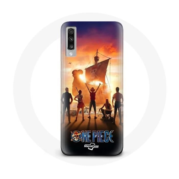 Coque - Maniacase - Samsung Galaxy A70 - One Piece Affisch - Silikon - Mjuk svart