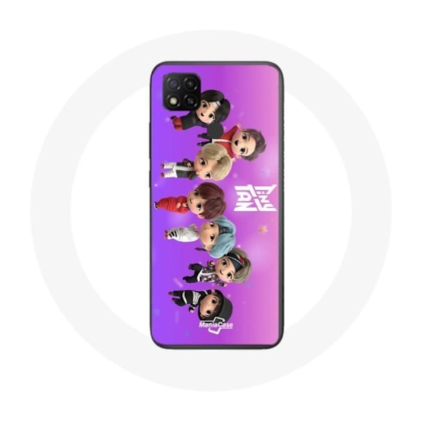 Coque för Xiaomi Redmi 9C BTS TinyTAN Animation Affisch RM Jin Suga J-Hope Jimin Jungkook Och V Mic