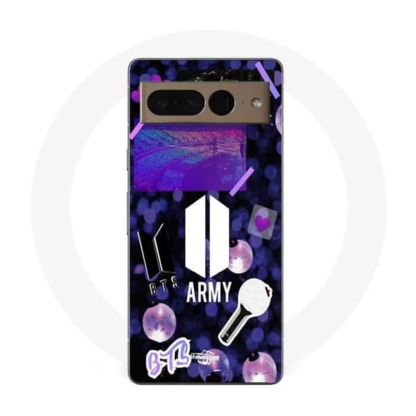 Coque Maniacase för Google Pixel 7 Pro BTS armé logotyp Bangtan Subs
