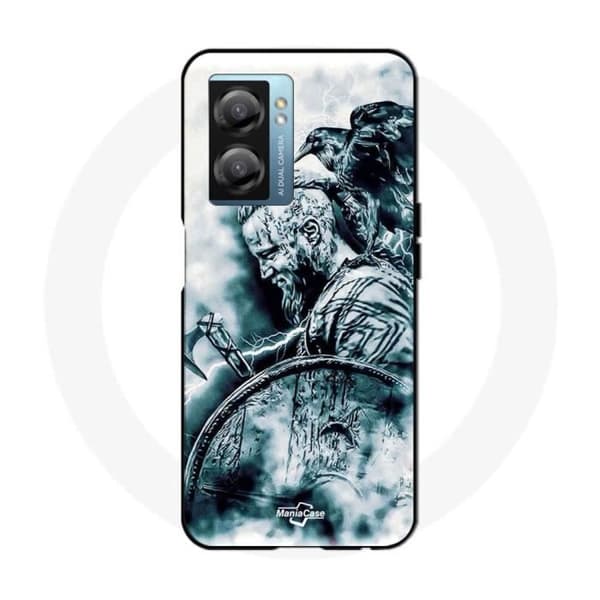 Coque - Oppo - A77 5G - Vikings - Sköld - Kråka