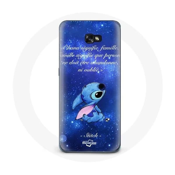 Coque för Samsung Galaxy A3 2016 Stitch Ohana Citat