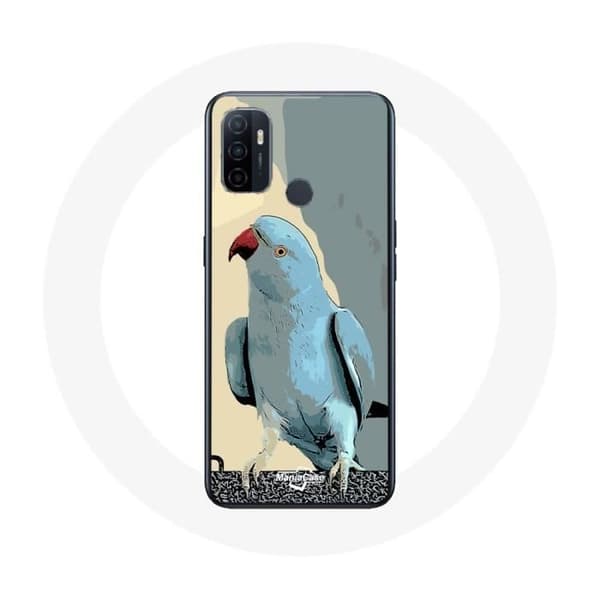 Coque - Oppo - A53 - Souple - Parakiter - Blå Blå