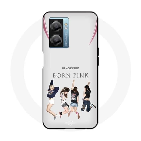Coque - Blackpink - Oppo A77 5G - Blød - Kpop - Sort Svart