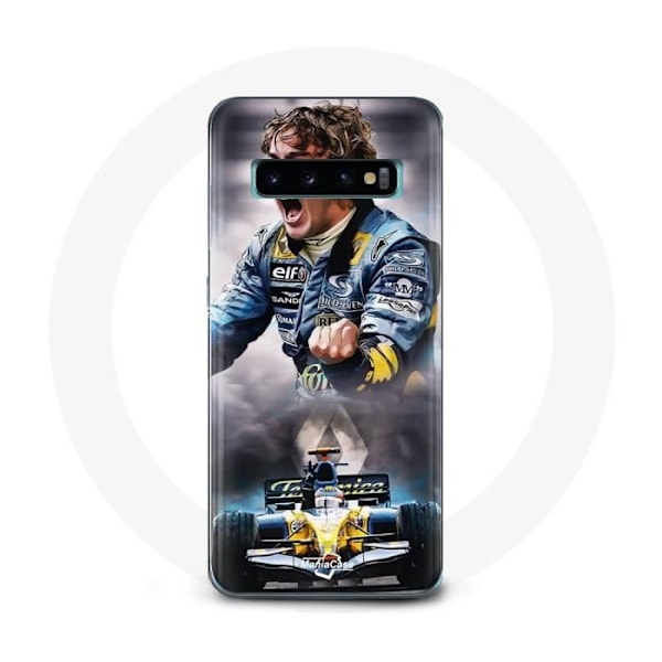 Skydd för Samsung Galaxy S10 plus Formel 1 Fernando Alonso F1-förare