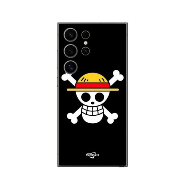 Coque - Maniacase - Samsung Galaxy S24 Ultra - One Piece Flagga - Flexibel - Svart