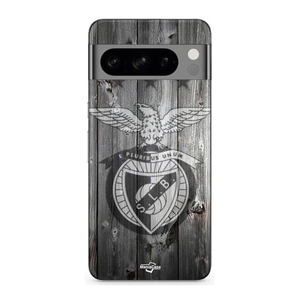 Skal för Google Pixel 8 Pro SLB BENFICA GRÅ BAKGRUND svart