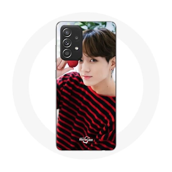 Coque - Maniacase - Samsung Galaxy A52 - BTS Jungkook - Silikon - Mjuk svart